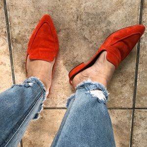 Franco Sarto pointed slip ons